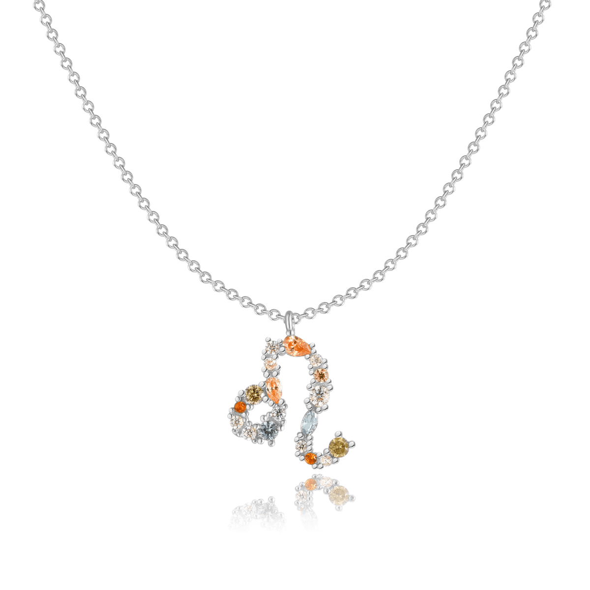 Celestia Zodiac Necklace - Sterling Silver Star Sign Pendant