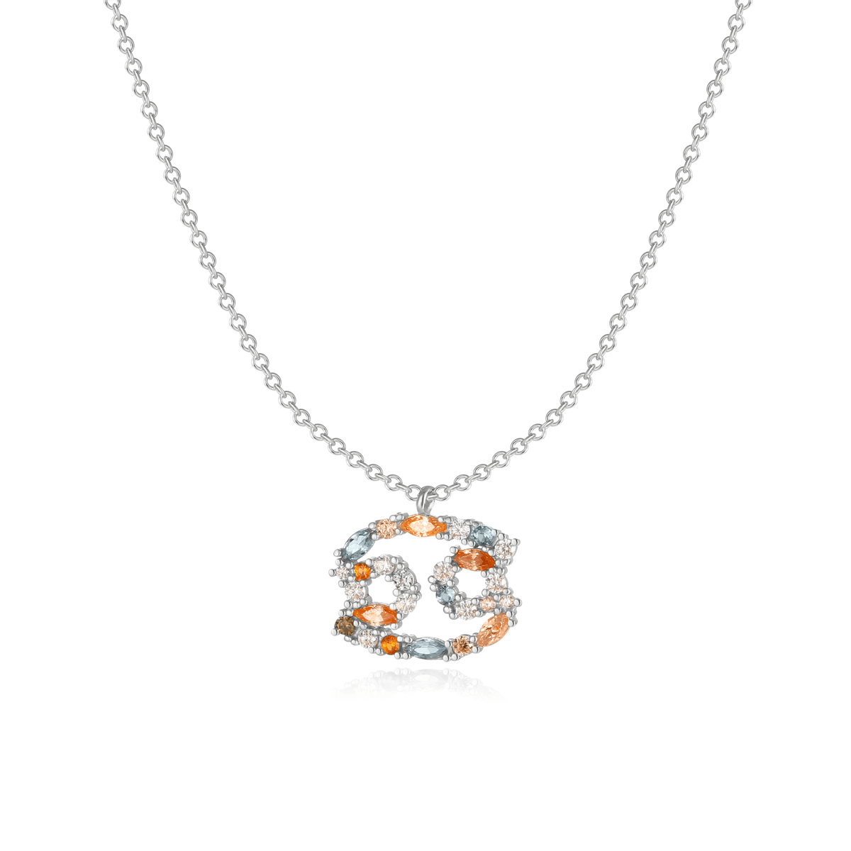 Celestia Zodiac Necklace - Sterling Silver Star Sign Pendant