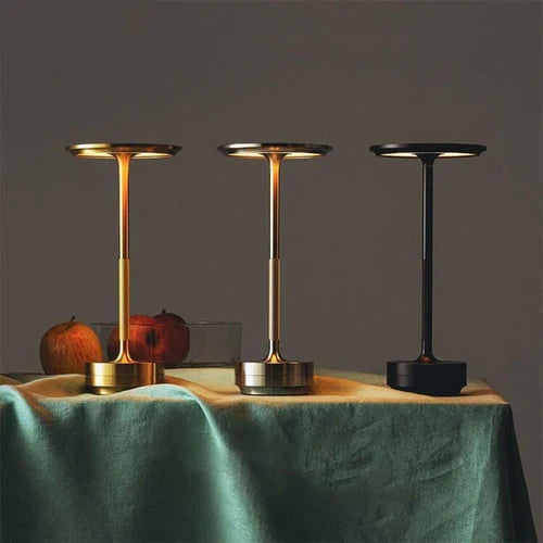 MantleBeam - Wireless Rechargeable Metal Table Lamp