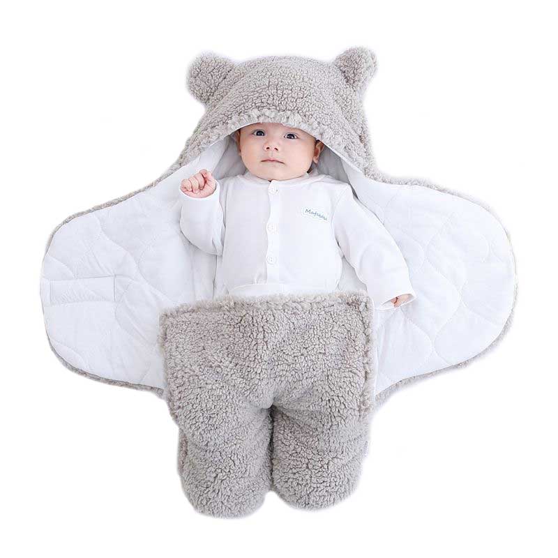 CosyCub - Soft Fleece Wrap Sleep Sack for Babies