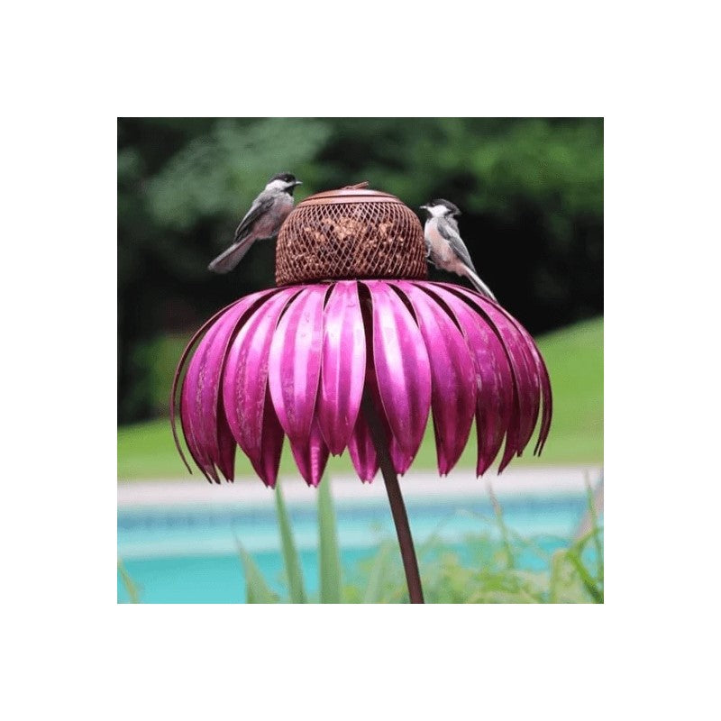 FloraFeeder Bird Feeder - Elegant Flower-Shaped Garden Feeder for Birds