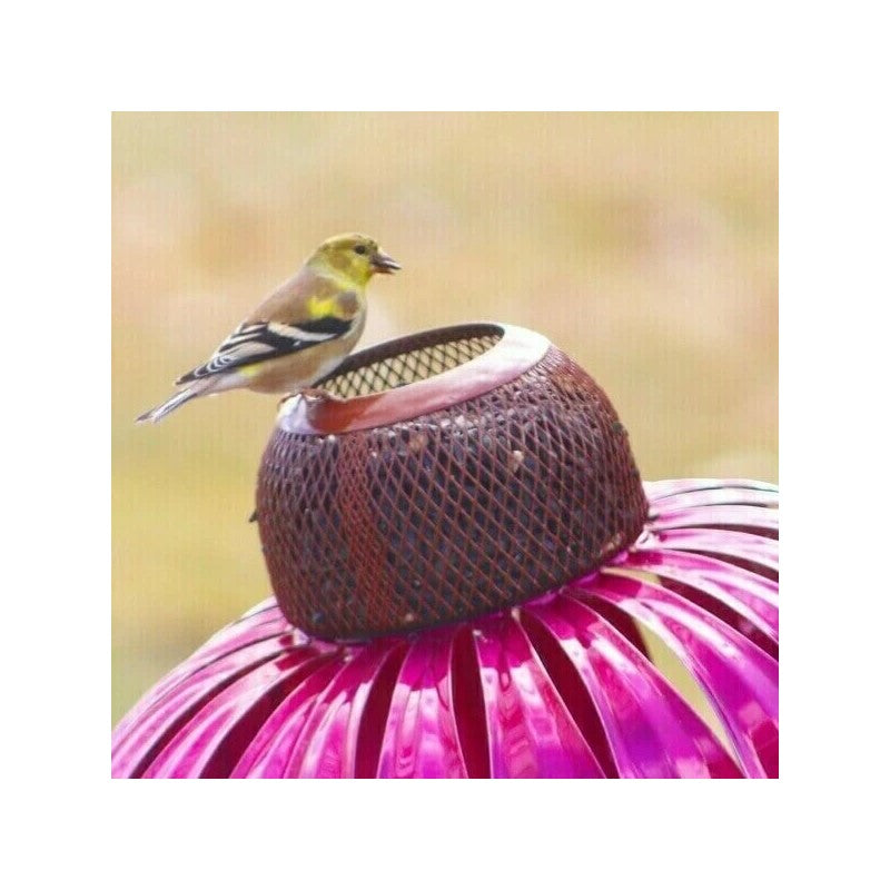 FloraFeeder Bird Feeder - Elegant Flower-Shaped Garden Feeder for Birds