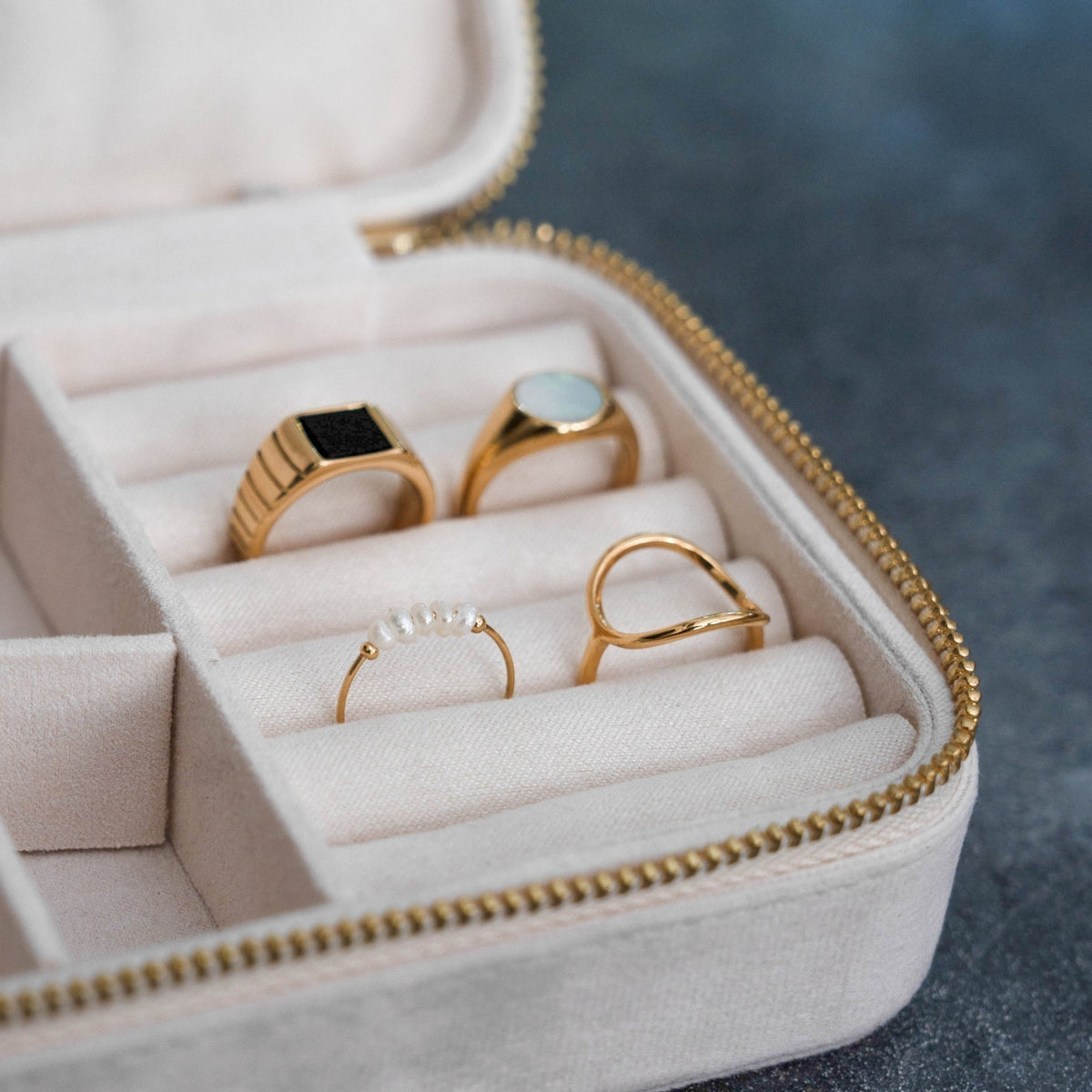 Isolde Mini Pearl Ring - Effortless Elegance for Everyday Wear