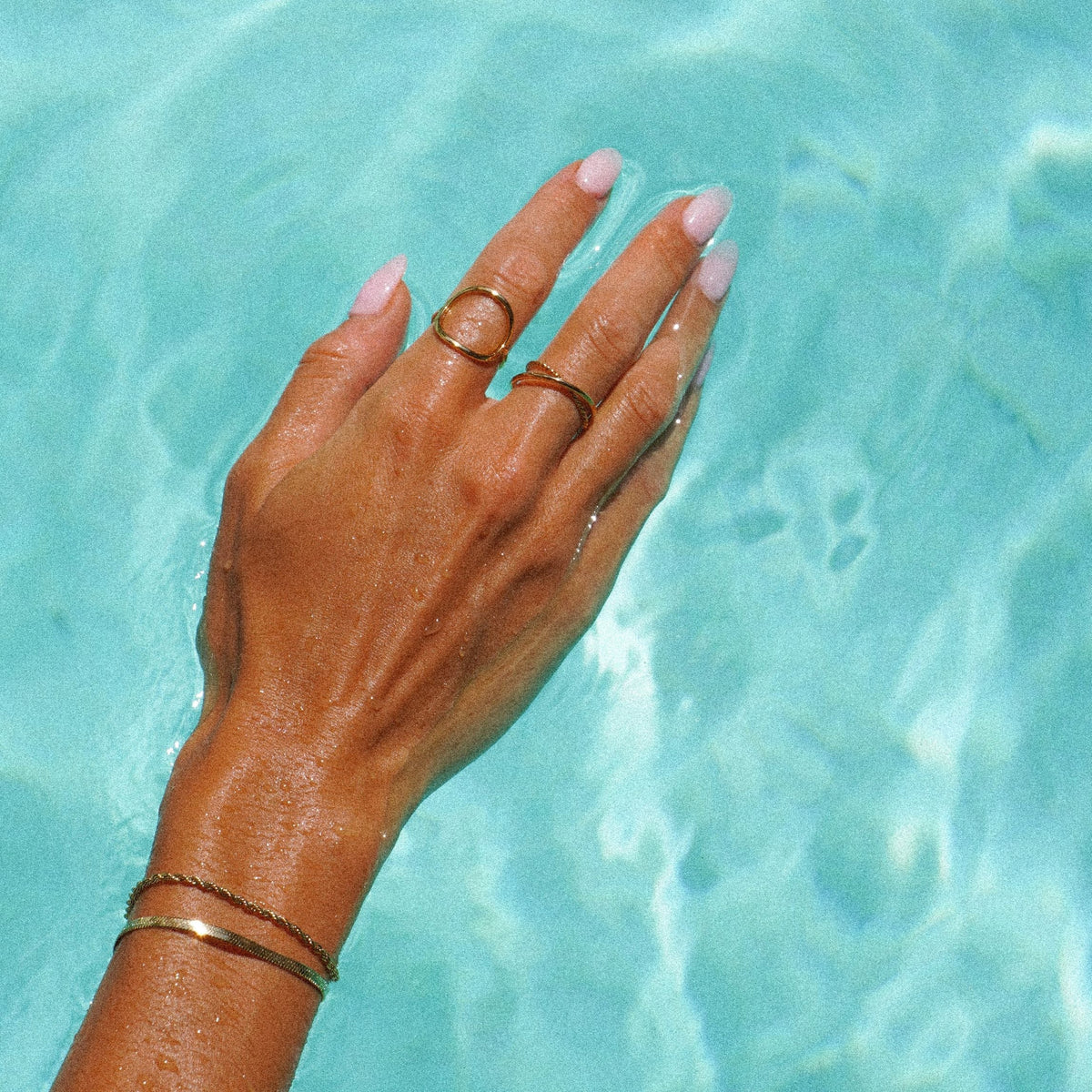Lyra Double Ring - Dazzling Harmony in Design