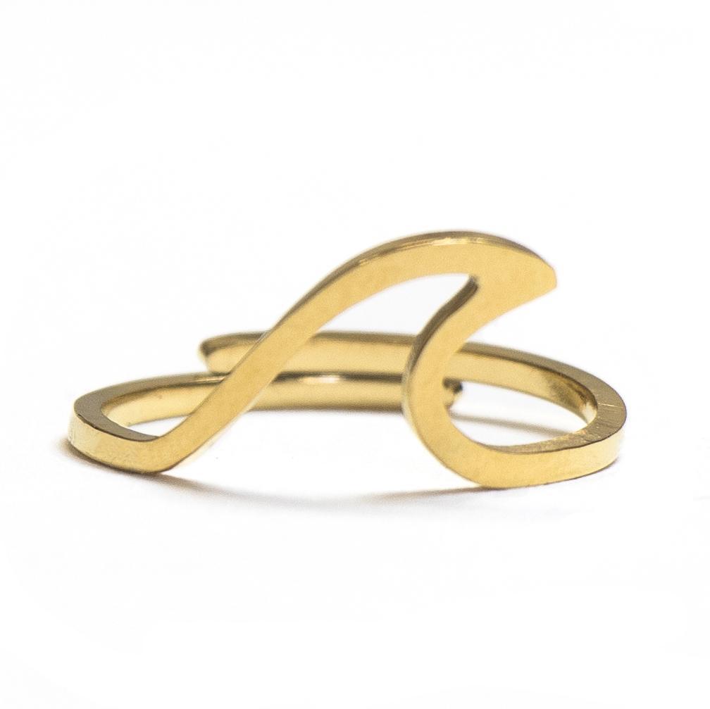 Pavelle - Adjustable Wave Ring for Everyday Elegance
