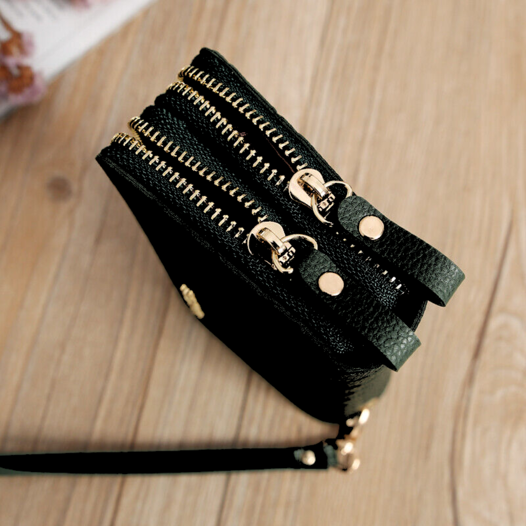 SleekWallet - Quilted Wristlet Wallet for Everyday Essentials